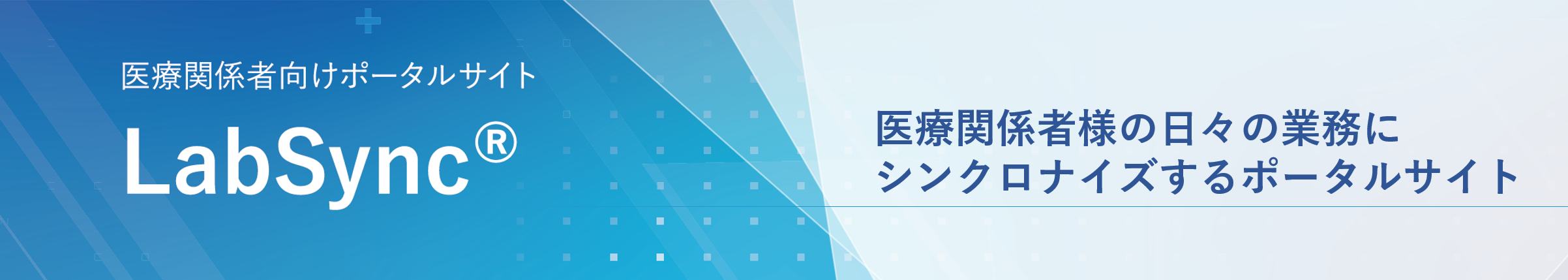 医療向けポータルサイト LabSyncⓇ